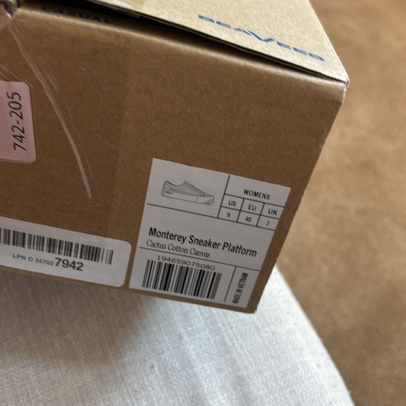 SeaVees Shoes 
Womens Monterey Platform Cactus Cotton Canvas Size 9 - Picture 13 of 16